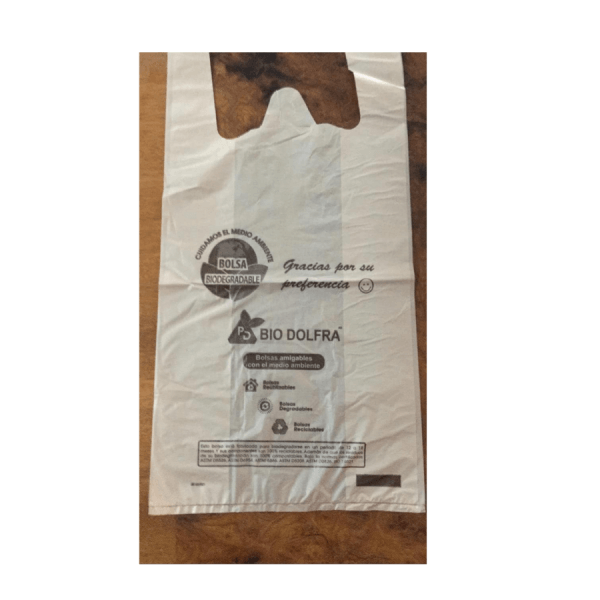 High Density Polyseda T-Shirt Bag - Caliber 50- Measurements: 35cm x 20 cm x 90